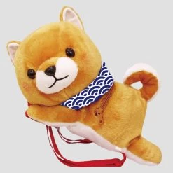 Amuse Plushie: Mameshiba Sankyoudai Mametaro Plush Backpack