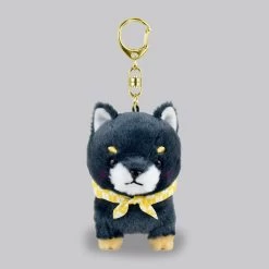 Amuse Plushie: Marutama Mameshiba Sankyoudai Mamejiro Plush Keychain