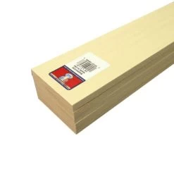Basswood Sheets 3/8x3x24 [5 Pack] (4308)
