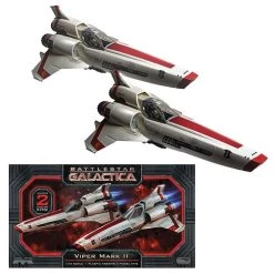 Battlestar Galactica 2004 Series Viper Mark II 2-Pack Model Kit (1:72 Scale)
