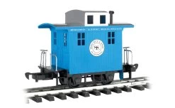 Caboose Short Line Railroad - Blue With Silver Roof (98086)