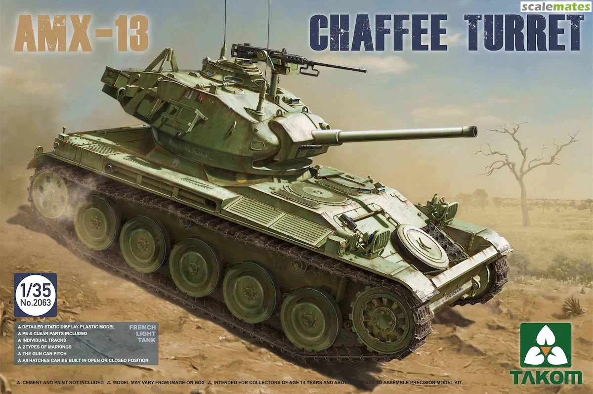 French AMX-13 Light Tank Chaffee Turret 3 French AMX-13 Light Tank Chaffee Turret