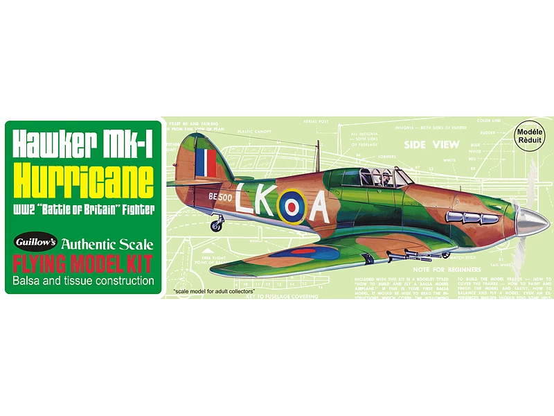 Hawker Hurricane 1/30 Scale (506) 3 Hawker Hurricane 1/30 Scale (506)