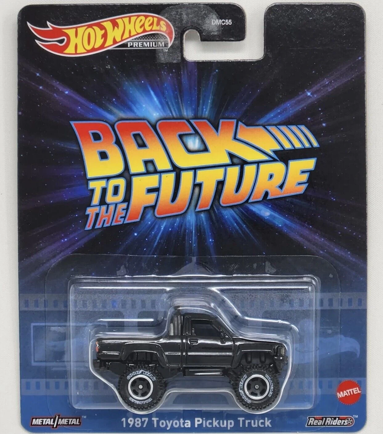 Hot Wheels Premium Retro Entertainment Back To The Future Metal: 1987 Toyota SR5 XtraCab Pickup Truck 3 Hot Wheels Premium Retro Entertainment Back To The Future Metal: 1987 Toyota SR5 XtraCab Pickup Truck