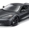 MAISTO 1:18 Scale Diecast Special Edition 2020 Chevrolet Corvette Stingray Coupe (Metallic Gray With Stripe) -Trendy Toy Store maisto 1 18 scale diecast special edition 2020 chevrolet corvette stingray coupe metallic gray with stripe 83476