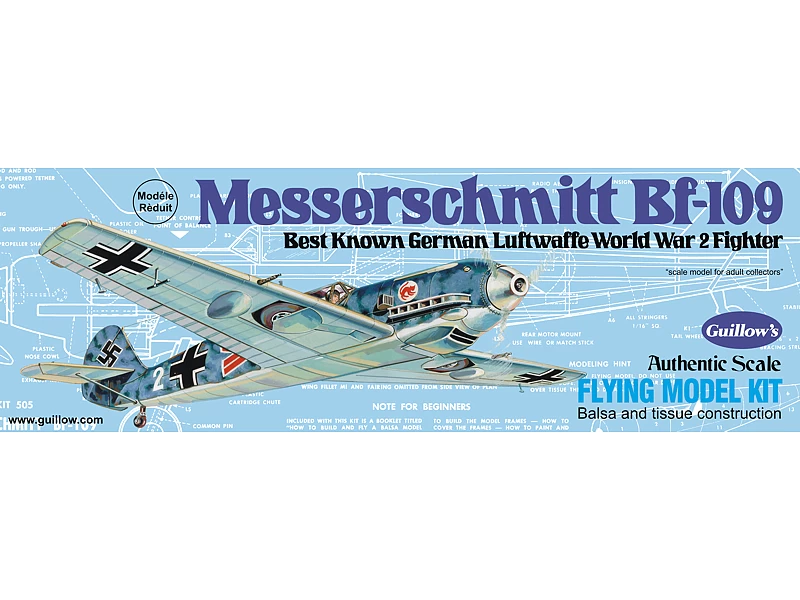 Messerschmitt BF-109 1/30 Scale (505) 3 Messerschmitt BF-109 1/30 Scale (505)