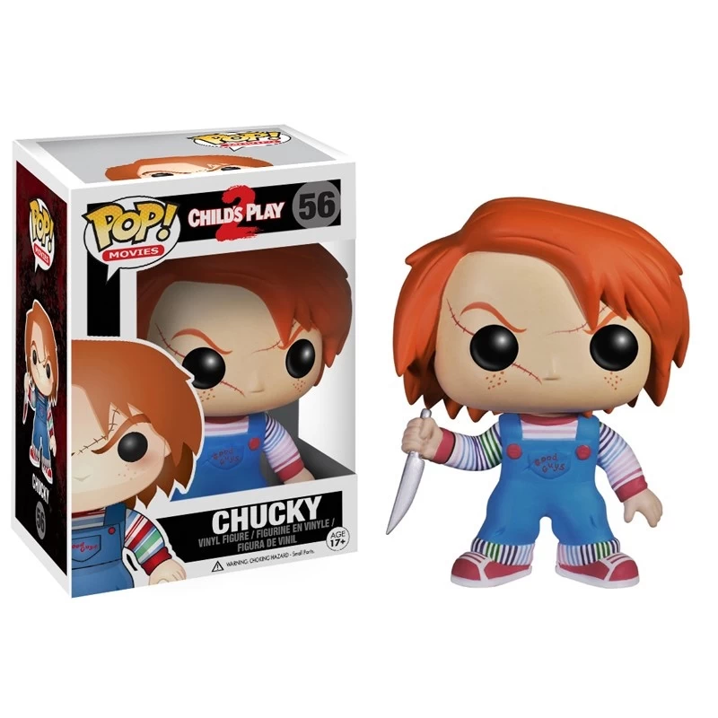 Pop! Movies Horror Child's Play 2 Vinyl Figure Chucky #56 3 Pop! Movies Horror Child's Play 2 Vinyl Figure Chucky #56