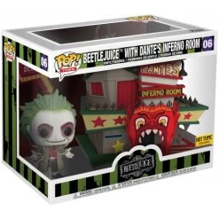 Pop! Town Beetlejuice Vinyl Figure Beetlejuice With Dante's Inferno Room #06 Hot Topic Exclusive (Substandard)