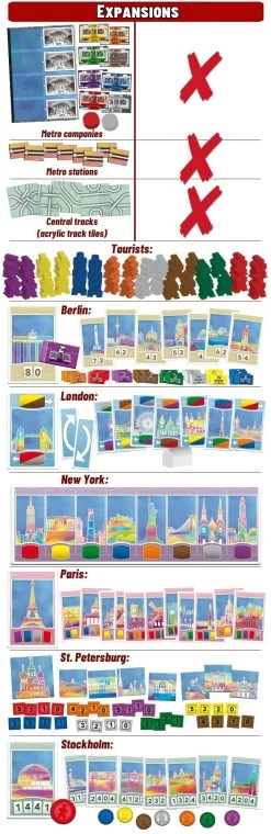 Metro: City Edition - Deluxe Big Box -Trendy Toy Store product image 1119