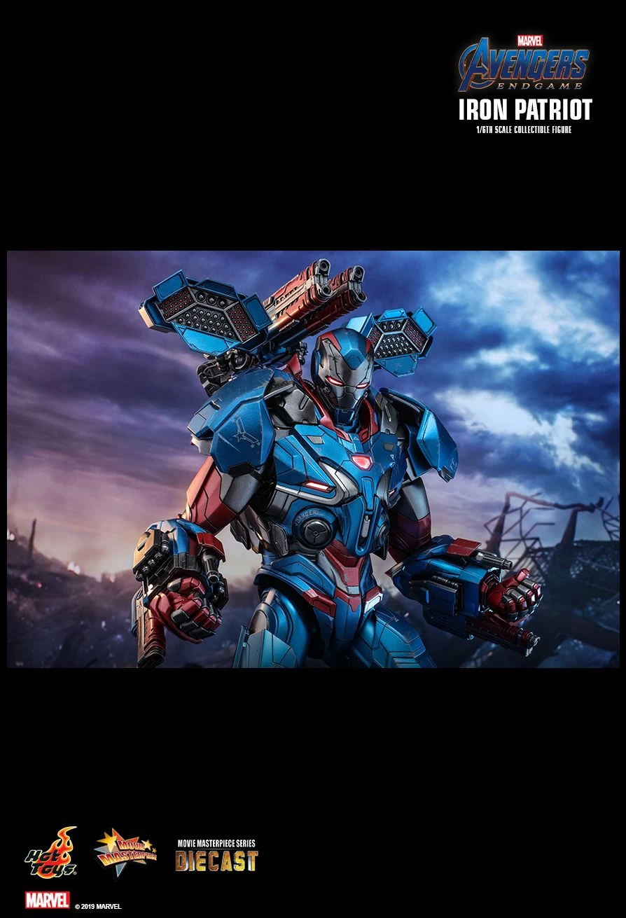 Iron Patriot Diecast (MMS547-D34) 12 Iron Patriot Diecast (MMS547-D34) - Image 10