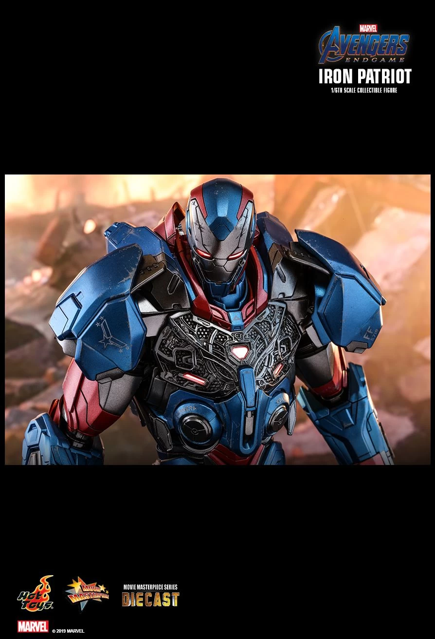 Iron Patriot Diecast (MMS547-D34) 13 Iron Patriot Diecast (MMS547-D34) - Image 11