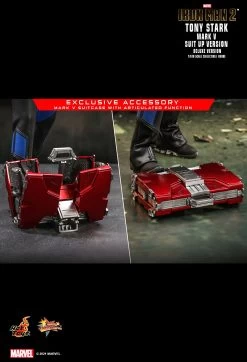 Tony Stark Mark V Suit Up Version "Deluxe Version" (MMS600) -Trendy Toy Store product image 2725
