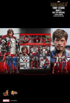 Tony Stark Mark V Suit Up Version "Deluxe Version" (MMS600) -Trendy Toy Store product image 2727