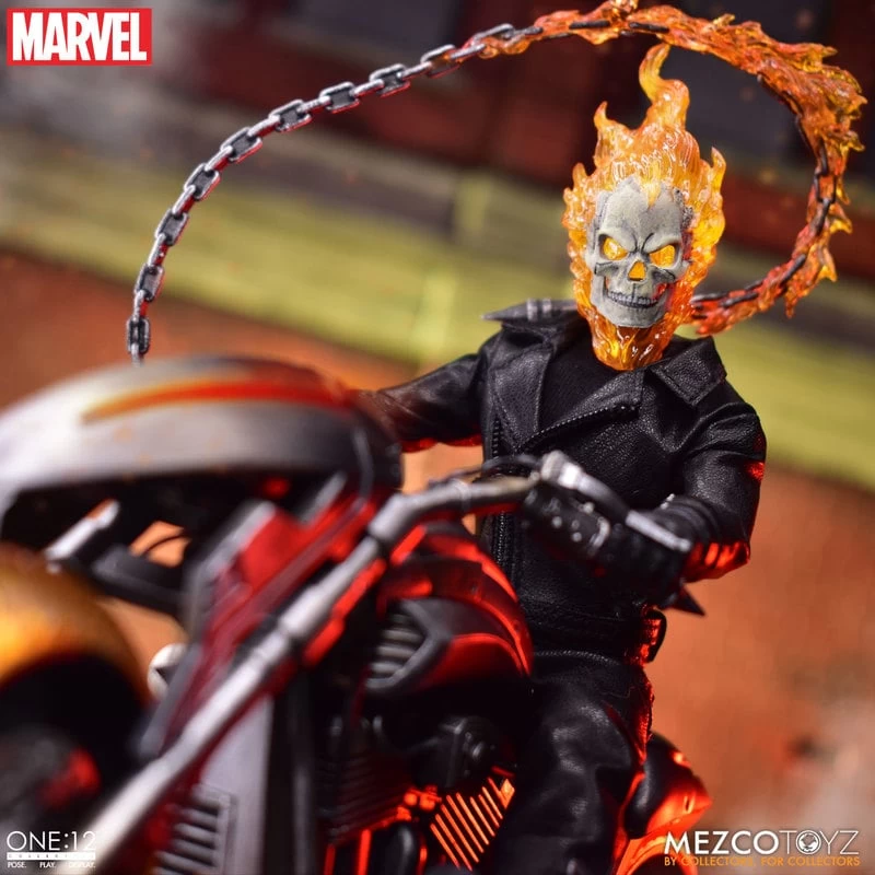 One:12 Collective: Ghost Rider & Hell Cycle Set 12 One:12 Collective: Ghost Rider & Hell Cycle Set - Image 10