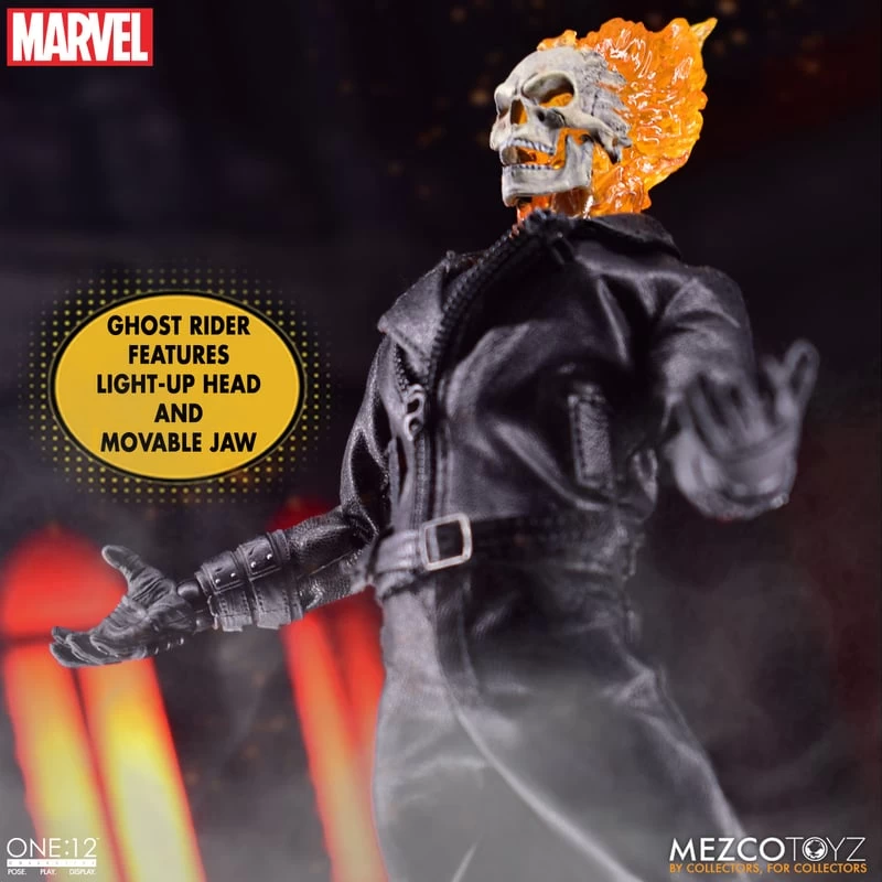 One:12 Collective: Ghost Rider & Hell Cycle Set 19 One:12 Collective: Ghost Rider & Hell Cycle Set - Image 17