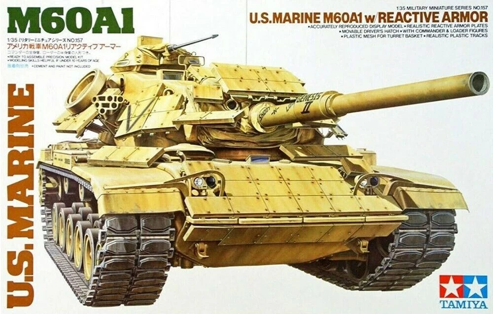 U.S. Marine M60A1 W/ Reactive Armor #157 (35157) 4 U.S. Marine M60A1 W/ Reactive Armor #157 (35157) - Image 2