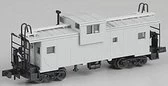 Standard Cupola Caboose With Extended Visor & Roofwalk - Undecorated (30520)