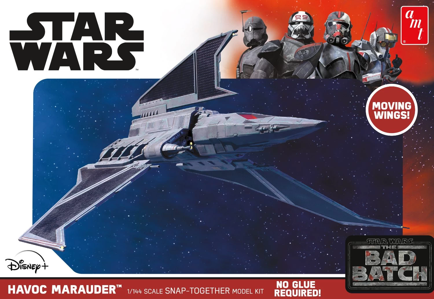 Star Wars 1/144 Scale Model Kit: Havoc Marauder (AMT1348) 3 Star Wars 1/144 Scale Model Kit: Havoc Marauder (AMT1348)
