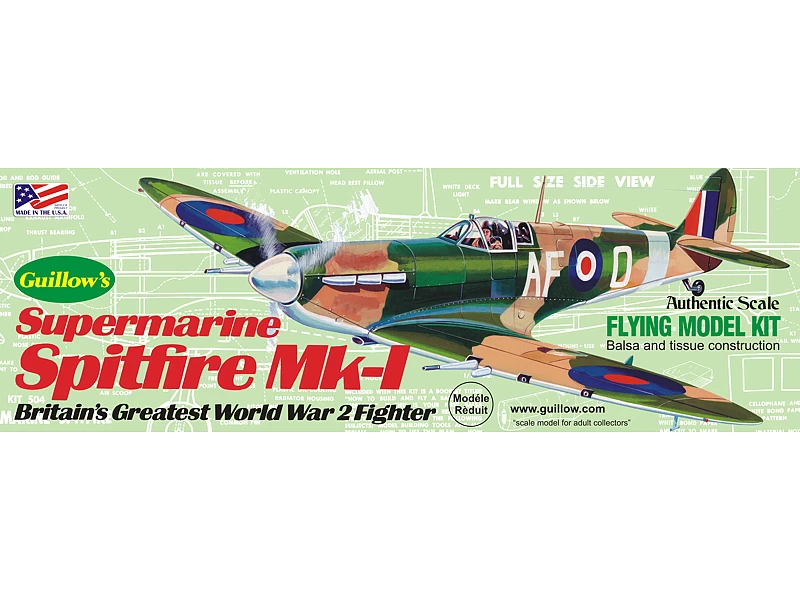Supermarine Spitfire 1/30 Scale (504) 3 Supermarine Spitfire 1/30 Scale (504)