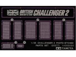 Tamiya 1:35 Scale Model Kit Challenger 2 Photo-Etched Parts Set (35277)