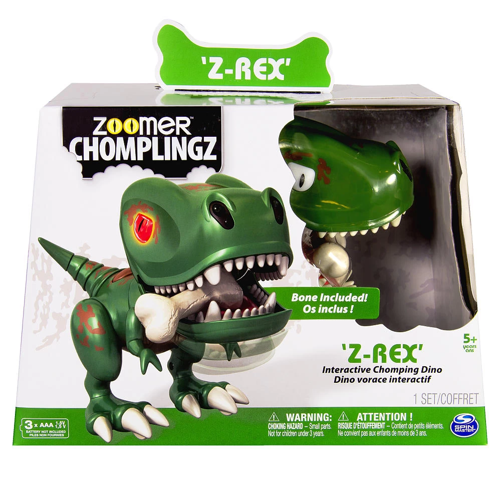 Zoomer Chomplingz - Z-Rex Interactive Dinosaur - Green 3 Zoomer Chomplingz - Z-Rex Interactive Dinosaur - Green